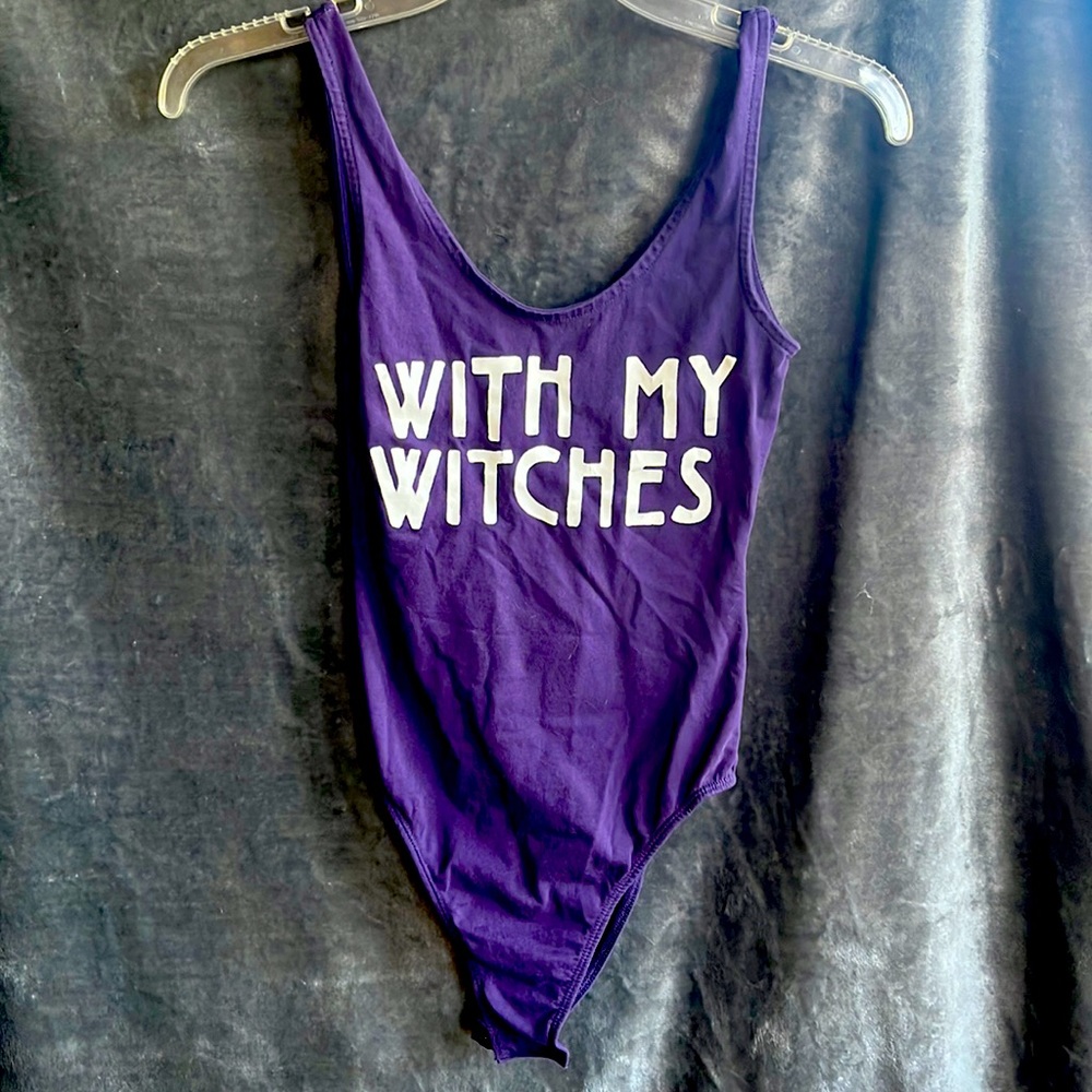 WITH MY WITCHES bodysuit